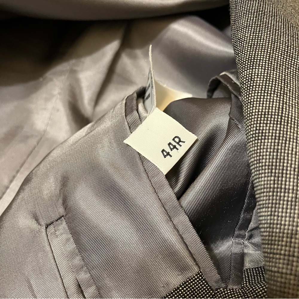 DANIEL CREMIEUX Blazer SUIT JACKET Loro Piana GRAY - Sz 44 R Very Nice! - Picture 12 of 12